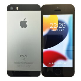 【中古】 アップル iPhone SE 第1世代 16GB SpaceGray スペースグレイ au A1723 SIMロック解除済 白ロム 本体
