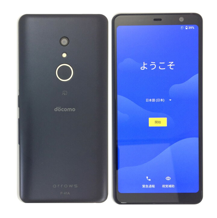 送料無料】docomoSIMロック解除済 arrows Be4 F-41A Black