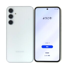 【中古】 SAMSUNG Galaxy A55 5G SCG27 Awesome Ice Blue オーサムアイスブルー au 128GB SIMフリー 白ロム 本体