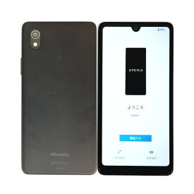 【中古】 SONY (ソニー) Xperia Ace III SO-53C Black ブラック 64GB docomo SIMロック解除済 白ロム 本体