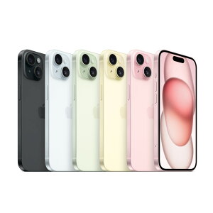 iPhone 15 128GB�y�F�萮���ϐ��i�z �{�� Apple�ۏ�1�N����y������SIM�t���[�z �y ���J���z ������ Black/ Blue/ Green/ Yellow/ Pink iPhone 15 A3089
