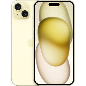 iPhone 15 Plus 128GB 本体 【国内版SIMフリー】 【新品 未開封】 白ロム Yellow イエロー MU0A3J/A iPhone 15Plus A3093