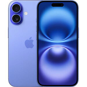 iPhone 16 128GB �{�́y�F�萮���ϐ��i�z �y������SIM�t���[�z �y���J���z ������ Ultramarine �E���g���}���� FYDU3J/A iPhone 16 A3286