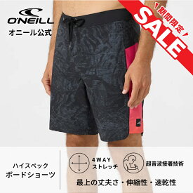【30%OFF】 【オニール公式】 ボードショーツ 水着 サーフパンツ メンズ ハイパーフリーク テック パネル 18インチ ブランド SP5106003