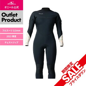 ＼ 41%OFF セール ／ 【オニール公式】 フルスーツ ジャーフル ウエットスーツ スーパーフリーク 3mm × 2mm レディース フロントジップ サーフィン ウェットスーツ WSS-416A3 オニールウエットスーツ