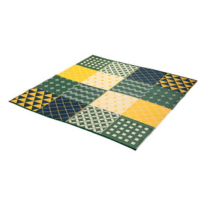 【ポイント9倍!今晩20時開始!】日本製 レジャーシート 洗えるレジャーシート ブロード 収納袋付き 約174x174cm 2色対応 3〜4人用 アウトドア おしゃれ 厚手 パッチワークデザイン キャンプ