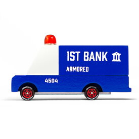 【7%OFFクーポン配布中!】ニューヨーク・ブルックリン発 Candylab(キャンディラボ) Armored Van CND F201 トイカー 子供 木製 アメ車 自動車 アメリカ おうち遊び 室内遊び ジオラマ 海外 輸入 装甲車 乗用車 働く車 はたらく車 玩具 男の子 木のおもちゃ おしゃれ