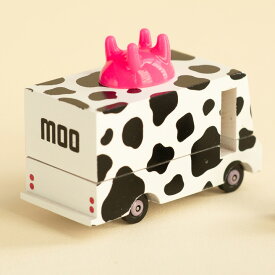 【7%OFFクーポン配布中!】ニューヨーク・ブルックリン発 Candylab(キャンディラボ) Milk Van CND F920 トイカー ミニカー 牛 牛乳 子供 木製 アメ車 自動車 アメリカ おうち遊び ジオラマ 海外 輸入 キッチンカー 玩具 男の子 木のおもちゃ おしゃれ