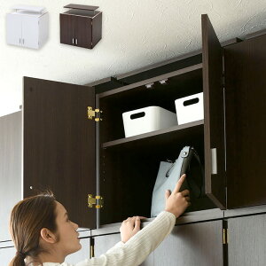 【ポイント9倍!今晩20時開始!】【耐震構造/ロッカーシリーズ専用】Lista(リスタ) ロッカーシリーズ 上置き 2色対応 FRM-3004 突っ張り式 薄型 洋服タンス 洋タンス 収納 ラック 棚 木目調 おし