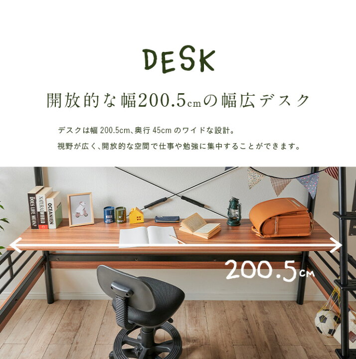 楽天市場】【P10倍!今晩20時開始】ロフトベッド システムベッド LUUDO 