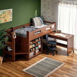 【ポイント9倍!今晩20時開始!】階段付き システムベッド STEPBASE4(ステップベース4) 6色対応 ロフトベッド ロータイプ システムベッドデスク ラック コンパクト 学習机 子供 大人 子供部屋