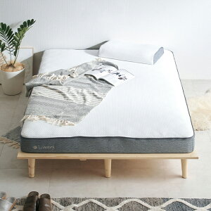 【ポイント7倍!30日限定】マットレス ダブルサイズ L・WAVE(エル・ウェーブ) 140x195cm 厚さ19cm ダブルベッド ベッドマット シルキーファイバー 敷き布団 快眠 寝具 体圧分散 抗菌 防臭 防ダニ