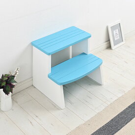 【ポイント7倍！今晩20時開始】【完成品/耐荷重80kg】踏み台 Ritty(リッティー) 5色対応 2段 キッズ ジュニア 子供 子供用 ステップ 昇降 木製 おしゃれ ステップ台 踏み台昇降 台 キッズチェア チェア 子供用踏み台 ロースツール