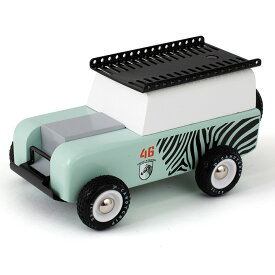 ニューヨーク・ブルックリン発 Candylab(キャンディラボ) Drifter Zebra トイカー 子供 木製 アメ車 自動車 アメリカ おうち遊び 室内遊び ジオラマ 海外 輸入 SUV クロカン 四駆 4WD 働く車 はたらく車 玩具 男の子 木のおもちゃ おしゃれ