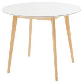 [ポイント5倍] 円形 ダイニングテーブル 幅90cm TAP-001 2色対応 テーブル単品 丸テーブル 円形テーブル ミーティングテーブル 食卓テーブル 2人用 2人掛け 木製 パイン材 円型 丸型 丸形 作業台 おしゃれ