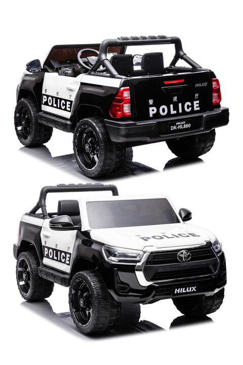 楽天市場】限定パトカー 乗用玩具 乗用ラジコン TOYOTA HILUX トヨタ 