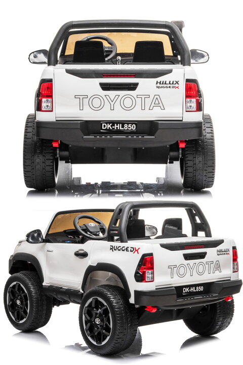 楽天市場】史上最強の4WD 乗用玩具乗用ラジコン TOYOTA HILUX RUGGED 