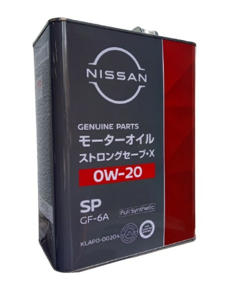 NISSAN(日産) KLAP0-00204 SP ストロングセーブ X 0W-20 4L ガソリンエンジンオイル 純正品
