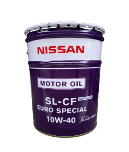 NISSAN(Y) KLAAB-10402 SL-CFXyV 10W-40 20L K\EfB[[p i (KLAAB10402) (iԁFKLALB-10402)