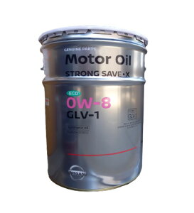 NISSAN(Y) KLAV0-00802 XgOZ[u X GLV-1 0W-8 20L K\GWIC i
