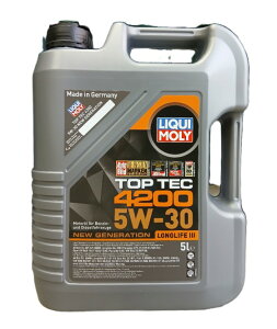 LIQUI MOLY (���L����) 20904 �g�b�v�e�b�N4200 �����O���C�t3 5W30 5L �K�\�����E�f�B�[�[�����p �A���Ԍ��� �A�v���[�o���I�C�� Longlife-04 MB 229.31 MB229.51 MB229.52 VW 504 00 / 507 00 C30 OV 040 1547-D30/G30 (TopTec42
