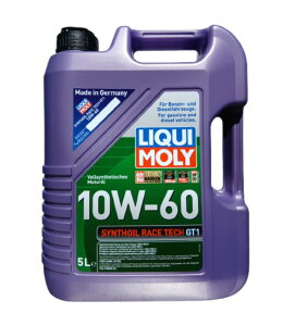 LIQUI MOLY (���L����) 20912 �V���]�C�����[�X�e�b�NGT1 10W60 5L �K�\�����E�f�B�[�[�����p PAO�x�[�X�X�|�[�c�I�C�� (Synthoil Race Tech GT1)