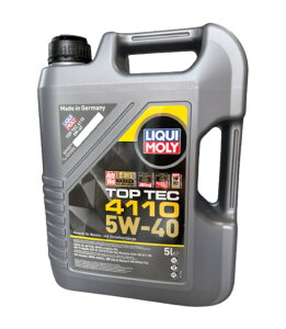 LIQUI MOLY (L) 21479 gbvebN4110 5W40 5L K\EfB[[p AԌ Av[oIC Longlife04 MB229.31 MB229.51 MB229.52 VW51 00 C40 (TopTec4110)