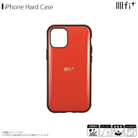 iPhone12 mini ケース ハードケース 抗菌 IFT66RD【7943】IIII fit 耐衝撃 ラウンド形状 ストラップホール付き レッドグルマンディーズ