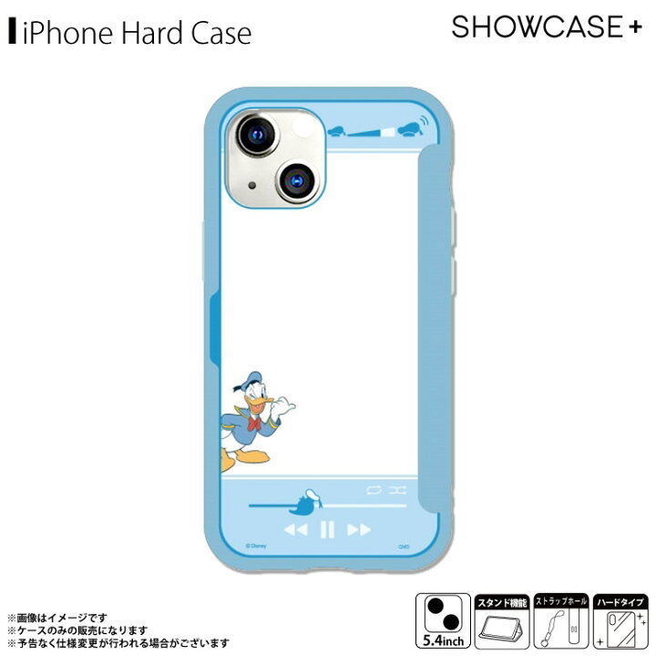 楽天市場 Iphone13 Mini ケース ディズニー キャラクター ドナルドダック Dn 0c 5335 Showcase クリアケース Disney 透明ケース 耐衝撃 ストラップホール付きグルマンディーズ モバイルランド