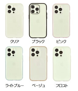 IFT-174 IIIIfit Clear iPhone 16 Pro �Ή��P�[�X�y�S6�F�z�N���A �u���b�N �s���N ���C�g�u���[ �x�[�W�� �t���X�g�O���}���f�B�[�Y