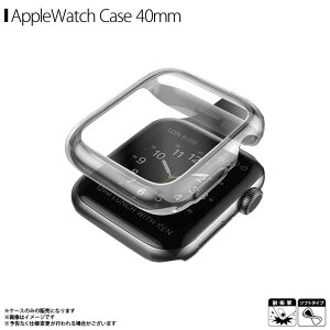 Apple watch series 6 SE 5 4 40mm P[X op[ UNIQ-40MM-GARSMKy9587zUniq Garde Hybrid ʕی {̕ی̌^ t[ ϏՌ NA X[NO[KENZAN