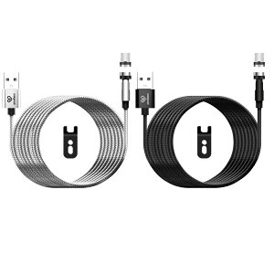 超楽ピタッスマホ充電ケーブル pitaRaku(ピタラク) USB Type-A to Lightning 2m【全2色】シルバー ブラック マグネット式充電ケーブル ライトニングクマザキエイム Bearmax(ベアーマックス)