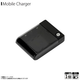 乾電池式 モバイルバッテリー 充電器 PG-JUK1U3BK【4487】USBポート搭載 出力1A 繰り返し使える iPhone スマートフォン Android 単三電池4本 ブラックPGA