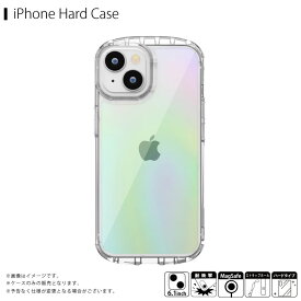 iPhone14 ケース ハードケース PG-22KPT05AR 【6849】 MagSafe充電器対応 クリアタフケース オーロラPGA