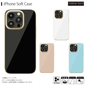 iPhone14 Pro ケース ソフトケース PG-22QTP メタリックフレーム TPUケース しなやか 柔軟性 ストラップホール PGA