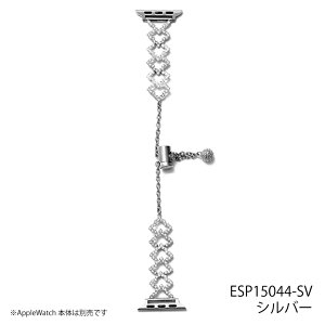 Apple Watch oh xg ESP15044 CORDA Diamond Cut Stainless Band Belt 41mm 40mm 38mm XeX CXg[ 15mmVVA