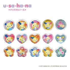 【予約商品】【4月上中旬発送開始予定】ウサハナ クリスタルシール ピンク US12-01【0026】サンリオ グッズティー・シー・ピーNIC