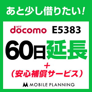 E5383(25GB/月) 60日延長専用(+安心補償) wifiレンタル 延長申込 専用ページ 国内wifi 60日プラン