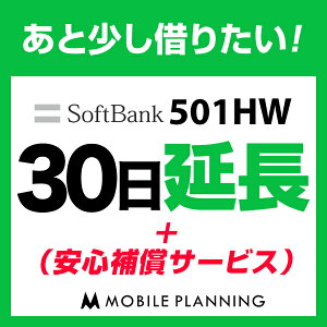 501HW_30日延長専用(+安心補償) wifiレンタル 延長申込 専用ページ 国内wifi 30日プラン