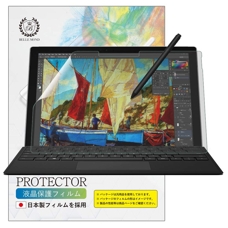   Surface Pro       ペーパーライクフィルム 12.3インチ対応  サーフェス 日本製 液晶保護フィルム 反射防止 指紋防止 気泡防止  SP7PLK 717