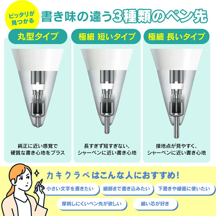 楽天市場】【楽天1位＆LINE登録で5%OFF!】 Apple Pencil 用 ペン先 