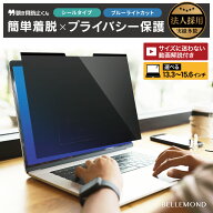 【法人採用実績多数！】覗き見防止 フィルター 着脱式 テープ式 プライバシーフィルター 【覗き見防止く…