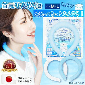 【楽天1位】 首元 ひんやり クールリング ロゴなし シンプル 28℃ 自然凍結 アイスネッククーラー アイスネックリング アイス ネックリング 大人 保冷剤 冷却 28度 暑さ対策 首掛け 熱中症対