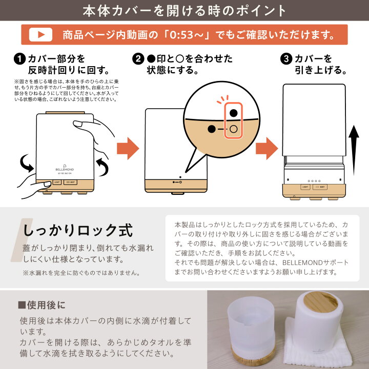 楽天市場】【LINE登録で10%OFF!】 加湿器 アロマディフューザー 超音波 