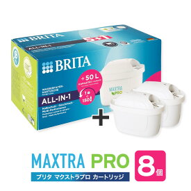 【並行輸入品】 カートリッジ マクストラ プロ 8個入 交換用 海外正規品 箱なし 簡易包装 BRITA MAXTRA フィルター カートリッジ ポット ポット型 浄水器 互換