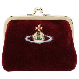 【最短翌日着】Vivienne Westwood 小銭入れ ヴィヴィアンウエストウッド EMBROIDERED ORB FRAME COIN VEGAN PURSE 小銭入れ がま口 レディース メンズ コインケース 財布 ポーチ 【52010005-W00BX】