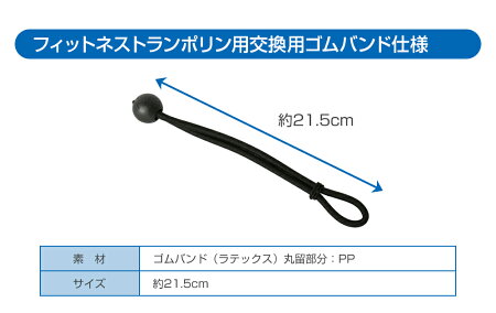 フィットネストランポリン用交換ゴム20本セット送料無料