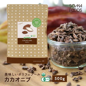 カカオニブ 500g スーパーフード ピュアココア カカオ クリオロ種 国内充填 無農薬 のカカオニブ ポリフェノール 食物繊維 大容量 業務用 美容 栄養 チョコレート お菓子作り サプリ クリオロ種 テオブロミン カオポリフェノール