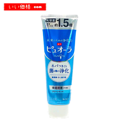 花王 薬用ピュオーラ クリーンミント 170g (歯磨き粉) 価格比較 - 価格.com