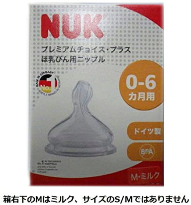 693円 本物◆ NUK ヌーク ネイチャーセンス替えニップル 2個入 0-6ヶ月用 Ｍ ミルク用990円